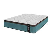 Cecotec Matelas Hybride Flow 7900 Hybrid 150x190, Multicouche, Noyau Ressorts Ensachés SpringCore et Viscoélastique ViscoCare+, Hauteur 30 cm, Fermeté Moyenne-Élevée, SeparateMuv et BreathSoft