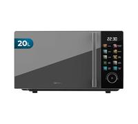 Cecotec Micro-ondes 20 L Proclean 6030 Black | Puissance de 700 W, 8 Programmes, 10 Niveaux de Puissance, Écran Tactile Couleur, Minuterie, Plateau Tournant de 255 mm