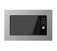 Cecotec Micro-ondes à encastrer Digital GrandHeat 2050 Acier noir. 800 W, 20 litres, gril, 7 fonctions, revêtement intérieur en céramique, acier noir encastré. (700 W, Acier noir)