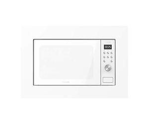 Cecotec Micro-ondes à encastrer Digital GrandHeat 2050 Acier noir. 800 W, 20 litres, gril, 7 fonctions, revêtement intérieur en céramique, acier noir encastré. (700 W, Blanc)
