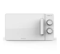Cecotec Micro-ondes Avec Gril Proclean 3120 Flatbed. Capacité 20L, 700W, 6 niveaux, gril de 800W, porte FullWhite, cuisson