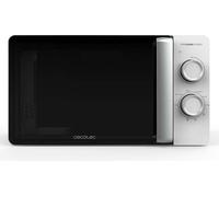 Cecotec Micro-ondes de 20L Proclean 3110 à plat. Puissance de 700W et grill de 800W, design compact, intérieur céramique, mode décongélation, minuterie 30 min, technologie 3Dwave