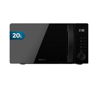 Cecotec Micro-ondes Digital Proclean 5005 Black. 700W, 20L, Technologie 3DWave, 5 Niveaux de Puissance, Minuterie 30 Min, Décongélation, Écran avec Horloge, Repas Prêts en un Instant
