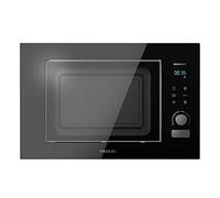 Cecotec Micro-ondes encastrable GrandHeat 2090 – 1200 W, 21 L, grill, 8 fonctions, tactile, noir