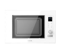 Cecotec Micro-ondes encastrable Grandheat 2090 Touch, 1200 W 21 L, 8 fonctions, céramique, blanc