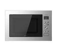 Cecotec Micro-ondes encastrable numérique et tactile GrandHeat 2500 Built-in Touch SteelBlack, 900 W de puissance. 25 L, gril de 1000 W, 8 fonctions préréglées, Minuterie (Acier/Noir)