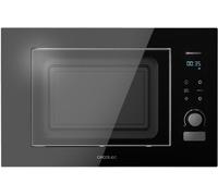 Cecotec Micro-ondes encastrables avec assiette GrandHeat 2090 Built-in Touch Black
