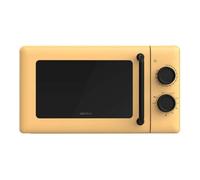 Cecotec Micro-ondes Mécanique avec Grill de 20L Proclean 3110 Yellow. 700W en 6 Niveaux et Grill de 800W, Mode Décongélation