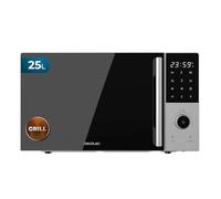 Cecotec Micro-ondes Numérique avec Grill 25L Proclean 2500. 850W, Grill 1200W, Convection 2200W, 8 Programmes, 5 Niveaux de Puissance, Plateau 315mm, Minuterie 60m, Sécurité Enfants, Tactile