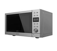 Cecotec Micro-ondes sans plateau GrandHeat 2010 Flatbed Steel – 700 W 20 L, Gril 900 W, 9 fonctions