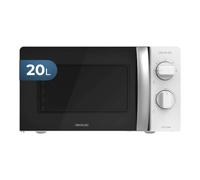 Cecotec Micro-ondes ProClean 2010. 20 L de capacité et 700 W de puissance, Sans grill, Mode Décongélation, Technologie 3DWave. Minuterie jusqu'à 30 minutes.