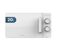 Cecotec ProClean 3020. Micro-onde blanc avec revêtement Ready2Clean, technologie 3DWave, input 1150W, output 700W, 20L, 6 modes.
