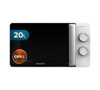 Cecotec Micro-ondes sans Plateau avec Gril 20L Proclean 3110 Flatbed 700W | Cavité Plate pour Grands Plats, 6 Niveaux, Gril Halogène 800W, Minuteur 30min, Intérieur Céramique
