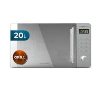 Cecotec Micro-ondes Proclean 5120 Flatbed – sans plateau, 700W, gril 800W, 20L – Inox
