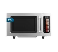 Cecotec Micro-ondes sans plateau professionnel FlatPro 2500 Touch – 25L 1000W, inox, 100 programmes