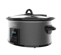 Cecotec Mijoteuse Numérique ChupChup Matic De 5,5 L. 240W, Cuve Céramique, Couvercle Verre, Programmable 24 Heures, Minuteur 20 Heures, 2 Niveaux De Température, Fonction Maintien Au Chaud.