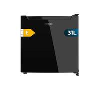 Cecotec Mini Frigo Bolero CoolMarket TT 31 Dual Black Glass E.Mini Réfrigérateur Capacité 31L, transformable en réfrigérateur/congélateur, contrôle mécanique, classe E, plateau amovible.