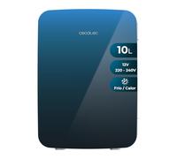 Cecotec Mini réfrigérateur 10L Bolero MiniCooling 10L Bahamas Pat 1 Fonctionnement 12 V-220 V Compatible Voiture et Caravanes, Fonction Refroidissement et Chauffage, Plage de température 7-65 °,