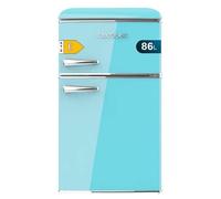 Cecotec Mini Réfrigérateur 2 Portes Retro 86L Bolero CoolMarket 2D Origin 86 Blue E 89 3cm H et 48 7cm L IceBox Classe