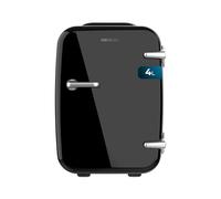 Cecotec Mini Réfrigérateur Bolero MiniCooling 4L Habana Black, Fonctionnement 12V-220V, Compatible avec voitures et caravanes, Fonction de refroidissement et de chauffage, Plage de température 5-65º