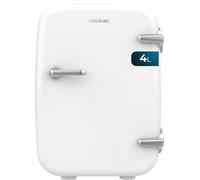 Cecotec Mini-réfrigérateur Bolero MiniCooling 4L Habana Blanc, Fonctionnement 12V-220V, Compatible voiture et caravane, Fonction de refroidissement et de chauffage, Plage de température 5-65º, Facile