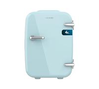 Cecotec Mini Réfrigérateur Bolero MiniCooling 4L Habana Light Blue, Fonctionnement 12V-220V, Compatible avec voitures et caravanes, Fonction de refroidissement et de chauffage, Température 5-65º