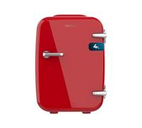Cecotec Mini Réfrigérateur Bolero MiniCooling 4L Habana Red, Fonctionnement 12V-220V, Compatible avec voitures et caravanes, Fonction de refroidissement et de chauffage, Plage de température 5-65º