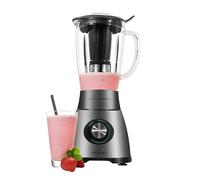 Cecotec Mixeur à Bol Power Black Titanium 2500MAX Pro. 2500W, 33500 RPM, 6 Lames en Titane, Carafe Thermorésistante 1.8L, 5 Vitesses, Turbo, Filtre à Jus, Metaluxe, Fermeture Hermétique