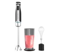 Cecotec Mixeur à main PowerGear 1500 XL Cream. Mixeur plongeant de 1 500 W, pied extra long, 4 lames revêtues de titane, engrenage en métal et divers accessoires