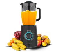 Cecotec Mixeur à Smoothie Power Black Titanium 2300MAX Mix Go. Puissance Maximale de 2300W, Capacité de 1,5L, 5 Vitesses, 6 Lames avec Revêtement en Titane Noir et Pichet Résistant à la Chaleur