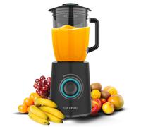 Cecotec Mixeur-blender avec 2300 W, lame à 6 feuilles revêtues en titane noir et un bol thermorésistant d?1,5 L.