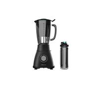 Cecotec Mixeur-blender Power Black Titanium 1800 Go de 1800 W, Noir. avec une lame de 6 feuilles revêtues en titane. Capacité de 1,8 L. 5 vitesses et vitesse turbo