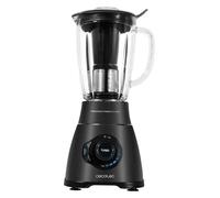 Cecotec Mixeur Blender - Mixeur Américain Power Black Titanium 1800. 1800W avec 6 Lames en Titane noir, Bol en verre 1,8L de Capacité, Filtre pour Jus, 6 Vitesses + Turbo