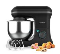 Cecotec Mixeur Cecomixer Merengue 5L 1200 Noir 1200 W à 6 niveaux, 5 fonctions, mouvement planétaire, design élégant, bol en acier de 5 L et accessoires pour fouetter et pétrir
