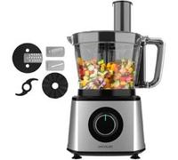 Cecotec Robot culinaire Paprika 1300 – 2000 W inox, bol 3,5 L, 2 vitesses, 3 disques