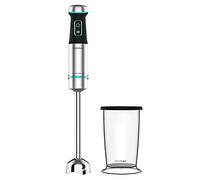 Mixeur plongeant Cecotec Power TitanBlack 1200 XL Acier Noir, Puissance 1200 W, Pied XL, Cloche anti-éclaboussures Noir G
