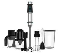 Mixeur plongeant - Cecotec - Power TitanBlack 1500 XL - 1500 W - Anti-éclaboussures - Ergonomique