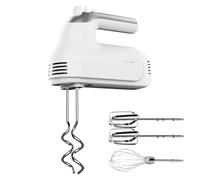 Cecotec Mixeur Plongeant Powertwist 500 Pro. 500W, 5 Vitesses, Fonction Turbo, Inclus: Fouets Inox, Crochets Pétrisseurs, Bouton QuickOut, Sans BPA, Support Vertical, Mélanges Parfaits