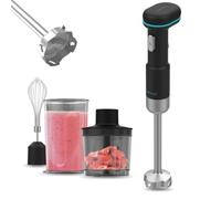 Cecotec Mixeurs à Main Portatif BlendGo Hand. Moteur DC 180W, Batterie avec Charge 2h, 30min d'Utilisation, Indicateur de