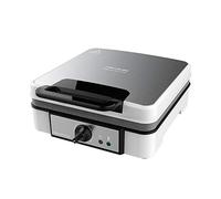 Cecotec Moule électrique Fun Gofrestone 4Inox 1200 W en acier inoxydable, 4 gaufres à la fois, revêtement antiadhésif Rockstone, température réglable