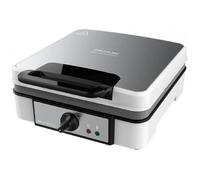 Cecotec Moule électrique Fun Gofrestone 4Inox 1200 W en acier inoxydable, 4 gaufres à la fois, revêtement antiadhésif Rockstone