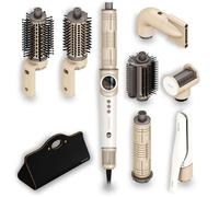 Cecotec Multistyler AirGlisse 8 en 1 Brosse à Air Champagne 1400W 110000RPM Panneaux Chauffants Rotatifs Fonction Plasma Coanda