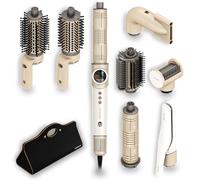 Cecotec Multistyler AirGlisse 8 en 1 Brosse à Air Champagne 1400W 110000RPM Panneaux Chauffants Rotatifs Fonction Plasma Coanda 37mm 8 Accessoires Technologie PTC Anti-frisottis