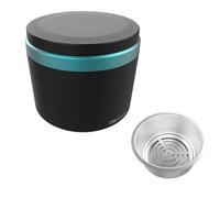 Cecotec Nettoyeur à Ultrasons Gouttière Dentaire et Prothèses ToothCare EasyClean. Nettoyage par Vibrations Ultrasoniques, Lumières UV, Réservoir de 200 ml, Résultats en 5 min, Panier Intérieur.