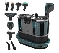 Cecotec Nettoyeur de Tissus d'Ameublement Conga 7000 Carpet&Spot Clean Steam XXL Pro. 1700W, Fonction 3 en 1, Nettoyage à la Vapeur et à l'Eau Chaude, Rayon de 9m, 15 Accessoires, Lave-vitres
