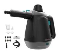 Cecotec Nettoyeur Vapeur à Main Hydrosteam 1000 Blaze 1200W | Haute Pression de 3,5 Bars, Débit de Vapeur de 30 g/min, Réservoir de 400 ml, Nettoyage et Désinfection Rapides.