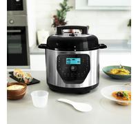 Cecotec Olla électrique programmable 6 L GM H Deluxe Fry - Autocuiseur multifonction avec tête de friteuse sans huile et balance intégrée
