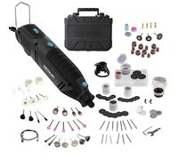 Cecotec Outil Rotatif Multifonction avec Câble Multihand 200 Power, 200W, Écran Intégré pour le Contrôle et l'Ajout de Vitesse, Inclut Mallette et 256 Accessoires de Coupe, Ponçage, Polissage et Plus