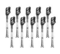 Cecotec Pack de 10 Têtes de Brosse à Dents ToothCare EliteSwing Hard | Têtes avec Poils Hard, Pièces de Rechange d’Origine, 10 Unités Incluses, Compatibles avec la Gamme ToothCare EliteSwing