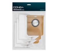 Cecotec Pack de 3 Sacs à Poussière pour la Base de Vidage Automatique de Conga Rockstar 5500 Station Flex/Pet Flex, Pièce de Rechange Originale